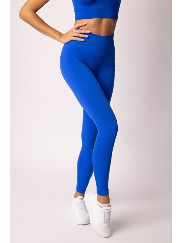 Spaio Trainingsleggings "Flex Innergy" in Blau