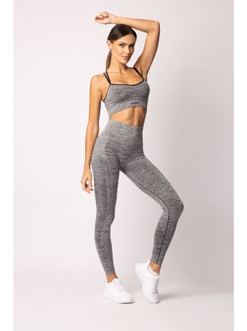 Spaio Trainingsleggings "Melange" in Grau