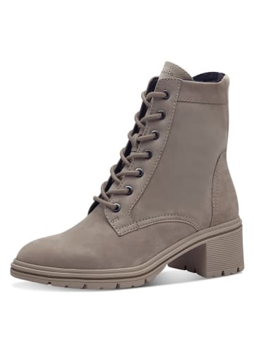 Tamaris Leder-Boots in Beige