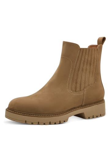 Tamaris Leder-Boots in Beige