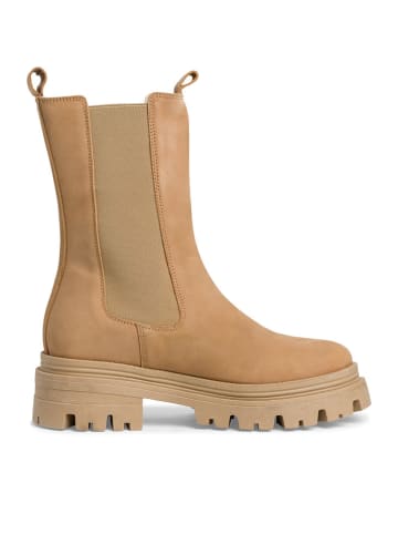 Tamaris Leren chelseaboots lichtbruin