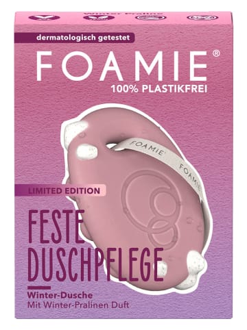 Foamie 4er-Set: Feste Duschpflege "Winter Praline" - je 80 g