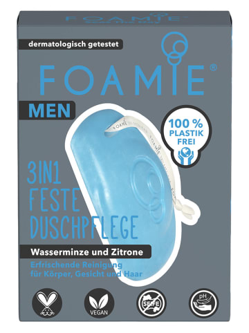 Foamie 4er-Set: 3in1 Feste Duschpflege "Seas The Day" - je 90 g