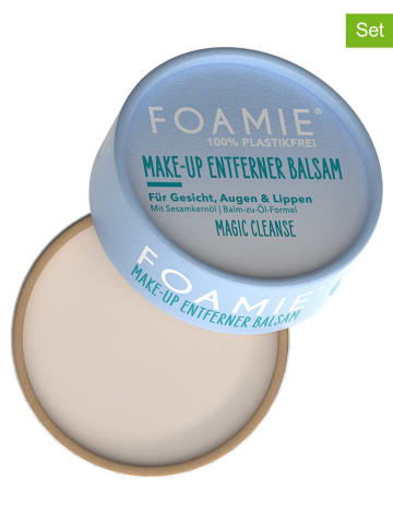 Foamie 2er-Set: Make-up-Entfernerbalm "Magic Cleanse" - je 50 g