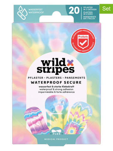 Wild Stripes 4er-Set: Wundpflaster - je 20 Stück