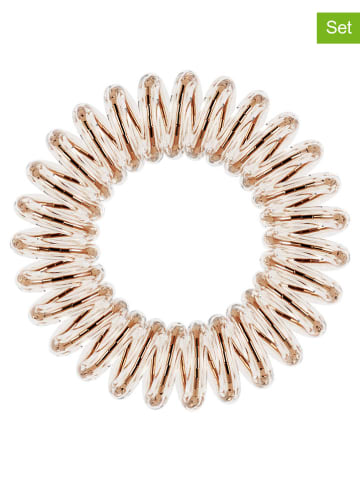 Invisibobble 2er-Set: Spiral-Haarbänder in Gold - á 3 Stück