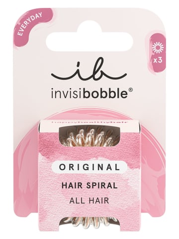 Invisibobble 2er-Set: Spiral-Haarbänder in Gold - á 3 Stück