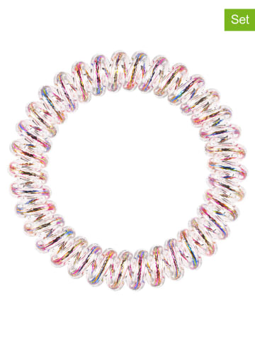 Invisibobble 2er-Set: Spiral-Haarbänder "Slim" in Bunt - á 3 Stück