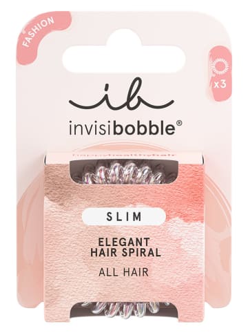 Invisibobble Gumki spiralne (6 szt.) "Slim" ze wzorem