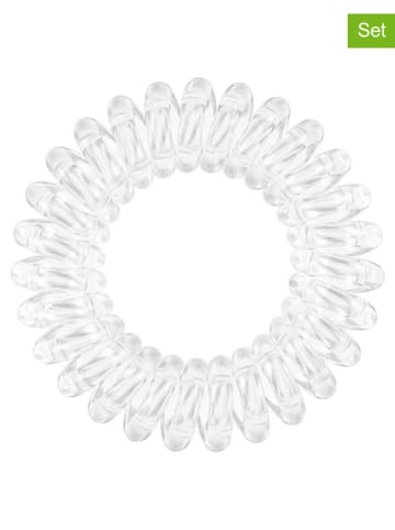 Invisibobble 2er-Set: Spiral-Haarbänder "Power" in Transparent - á 3 Stück