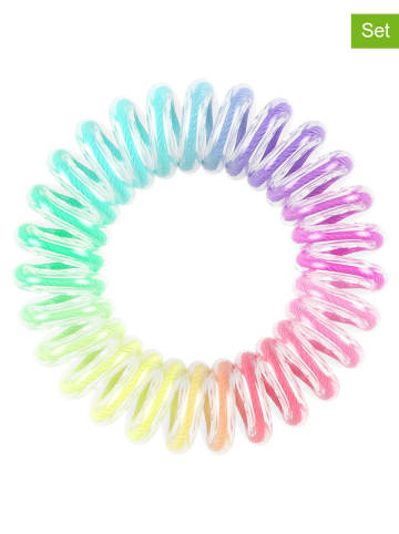 Invisibobble 2er-Set: Spiral-Haarbänder "Power" in Bunt - á 3 Stück