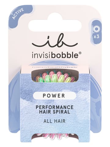 Invisibobble 2er-Set: Spiral-Haarbänder "Power" in Bunt - á 3 Stück