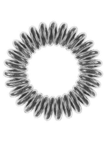 Invisibobble Gumki spiralne (12 szt.) "Power" w kolorze czarno-jasnoróżowo-niebieskim
