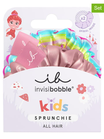 Invisibobble 2er-Set: Haargummis "Sprunchie" in Rosa/ Bunt - á 2 Stück