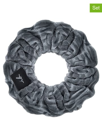 Invisibobble 2er-Set: Haargummis "Sprunchie Extra Care" in Grau