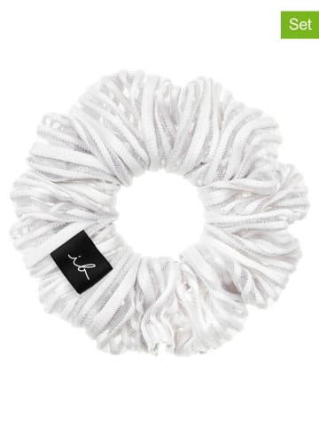 Invisibobble 2er-Set: Haargummis "Sprunchie Extra Hold" in Weiß