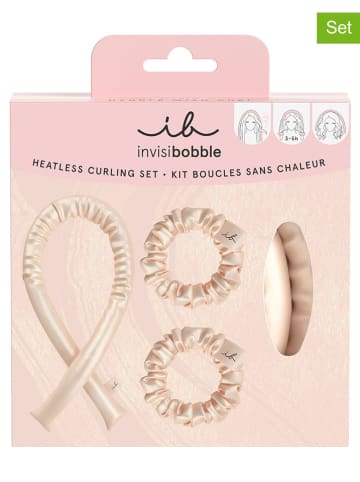 Invisibobble 3-częściowy zestaw "Handle with Curl" w kolorze kremowym do loków