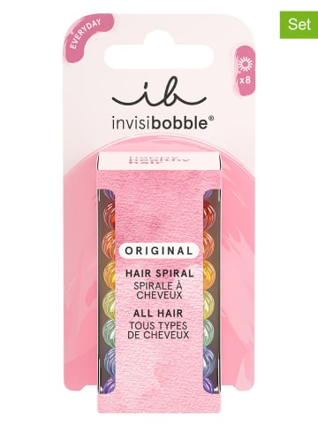 Invisibobble 2er-Set: Spiral-Haarbänder "Rainbow" in Bunt - á 8 Stück