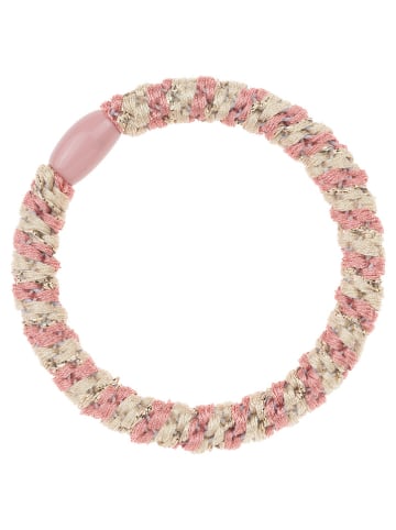 Invisibobble 2er-Set: Haargummis "Tristar" in Rosa/ Beige - á 3 Stück