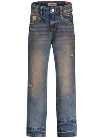Vingino Jeans "Gino" - Relaxed fit - in Blau/ Orange