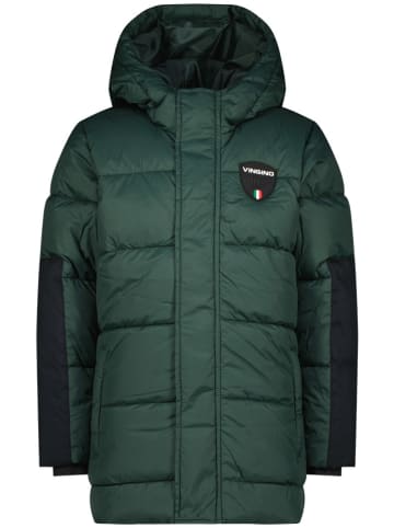 Vingino Płaszcz pikowany "Telo" w kolorze zielonym