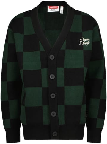 Vingino Cardigan "Ocido" in Grün/ Schwarz