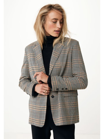 Mexx Blazer in Beige/ Dunkelblau/ Rot