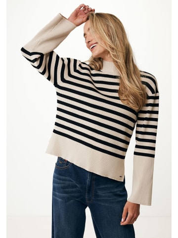 Mexx Pullover in Beige/ Schwarz