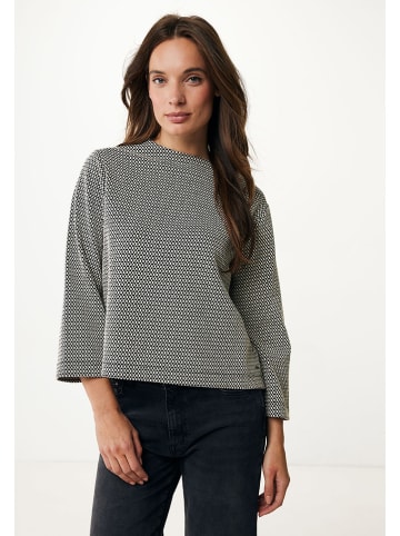 Mexx Bluse in Schwarz/ Beige