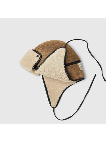 PME Legend Leren muts lichtbruin/beige