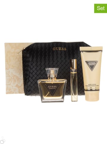 Guess 4tlg. Set: "Seductive" - 2 x EdT, Bodylotion und Kosmetiktasche