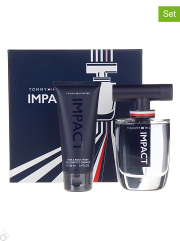 Tommy Hilfiger 3-delige set: "Impact Spark" - 2 x eau de toilette en 2-in-1 shampoo & douchegel