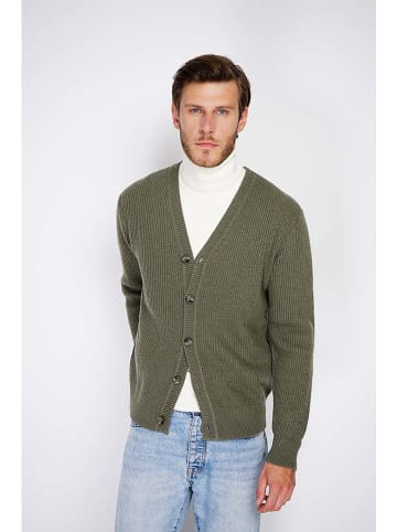 C& Jo Cardigan in Khaki