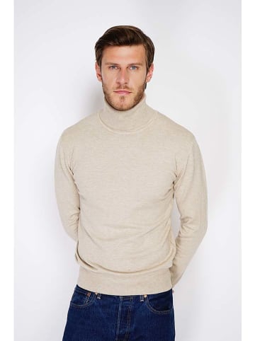 C& Jo Rollkragenpullover in Beige