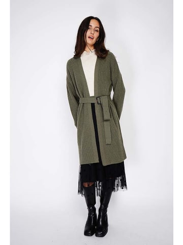 C& Jo Cardigan in Khaki