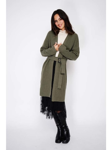 C& Jo Cardigan in Khaki