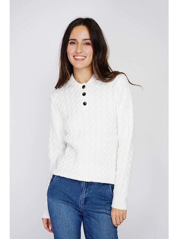C& Jo Pullover in Weiß