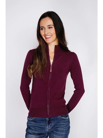 C& Jo Cardigan in Bordeaux