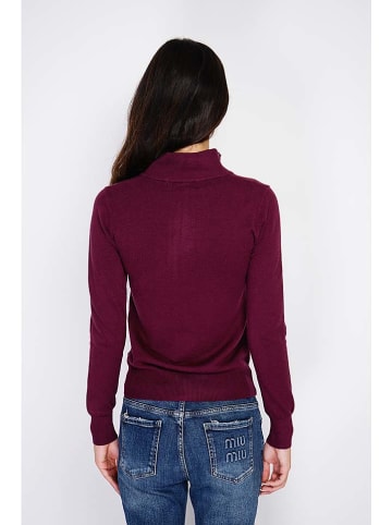 C& Jo Cardigan in Bordeaux