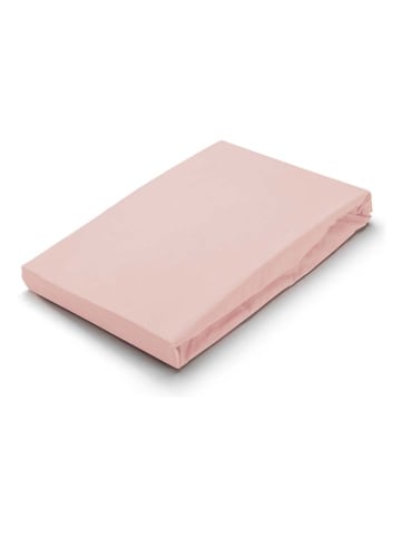 Byrklund Jersey-Spannbettlaken "Bed Basics" in Rosa