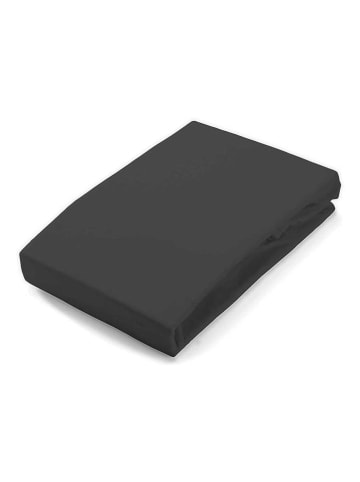 Byrklund Jersey-Split-Topperbezug "Bed Basics" in Anthrazit