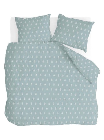 Walra Renforcé beddengoedset "Lucky Leaves" lichtblauw