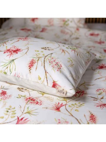 Walra Satin-Bettwäscheset "Spring Beauty" in Beige/ Rosa/ Grün