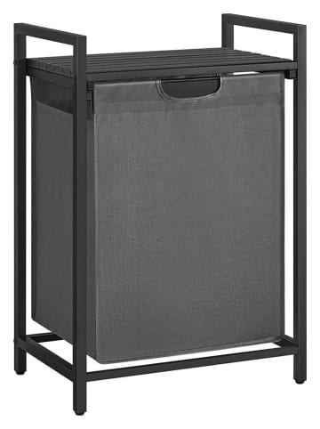 Songmics Wäscheständer in Schwarz - (B)50 x (H)76 x (T)33 cm