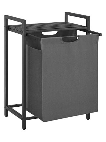 Songmics Wäscheständer in Schwarz - (B)50 x (H)76 x (T)33 cm