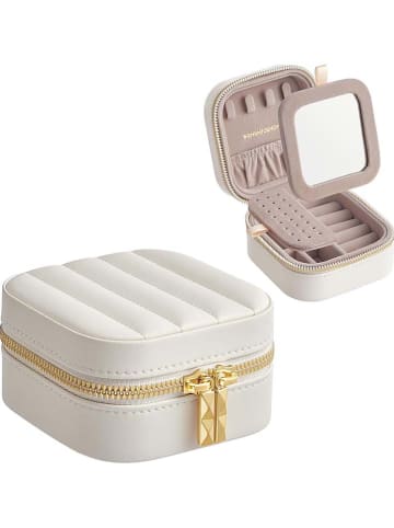 Songmics Sieradenetui wit - (B)11,2 x (H)6 x (D)10,5 cm