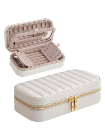 Songmics Sieradenetui wit - (B)20,5 x (H)6 x (D)10,5 cm