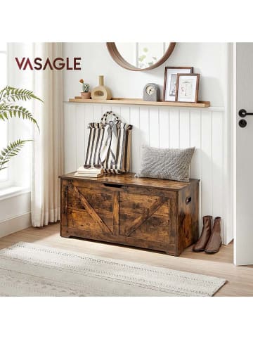 Songmics Opbergkist bruin - (B)100 x (H)46 x (D)40 cm