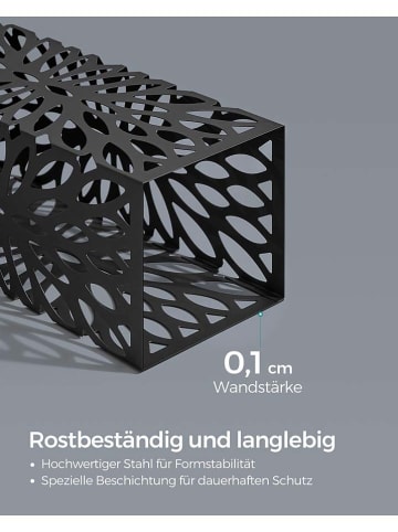 Songmics Paraplustandaard zwart - (B)15,5 x (H)41 x (D)15,5 cm