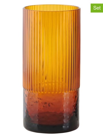 Ellos Home 4er-Set: Gläser in Hellbraun - 460 ml
